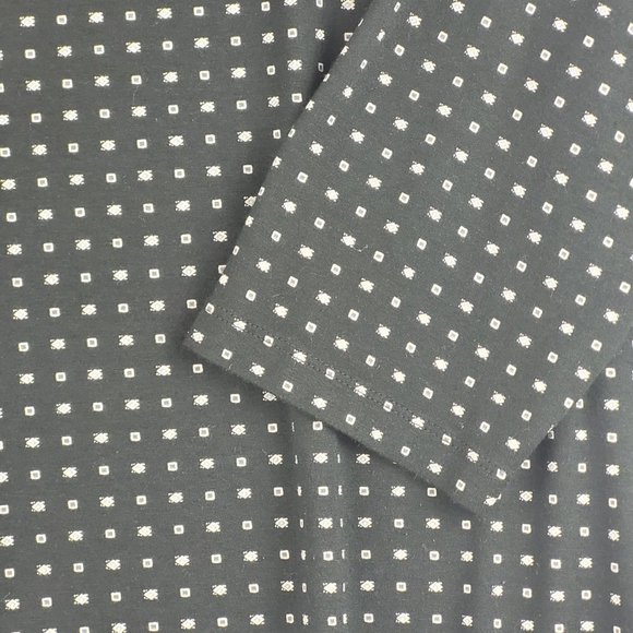 J Jill Wearever Collection Top Women Large Black Tunic Short Flowy Boat Neck - Picture 2 of 11